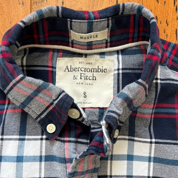 Abercrombie & Fitch long sleeve button down sz S - Picture 2 of 4